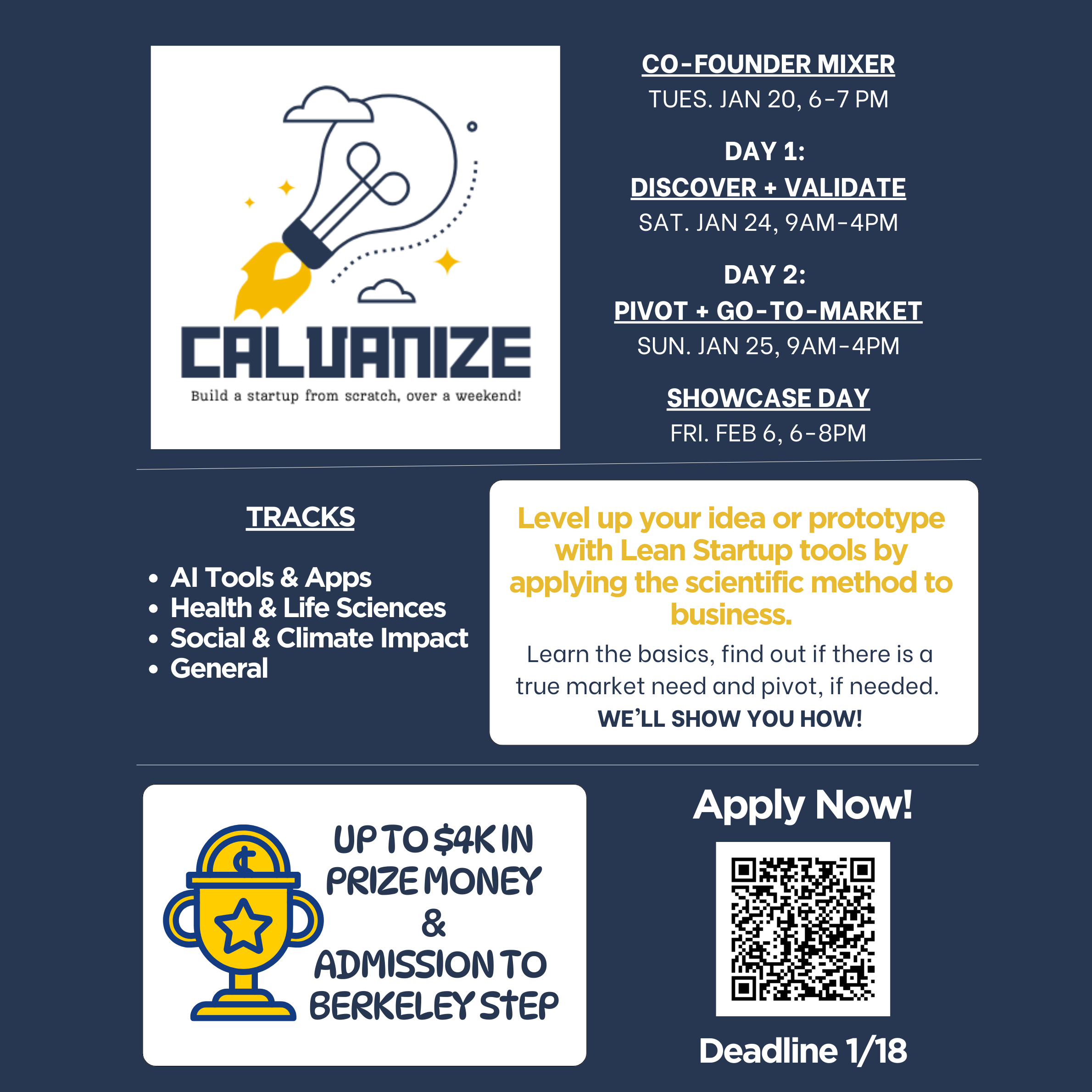 CALVANIZE STARTUP WEEKEND